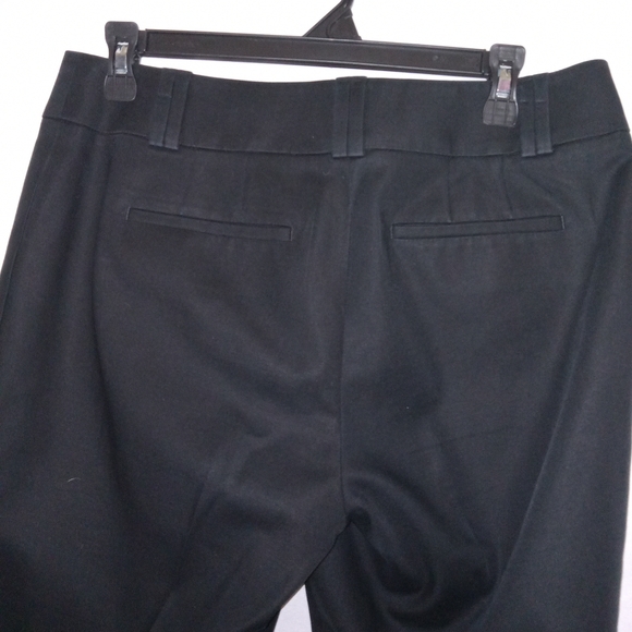 Ann Taylor LOFT Julie Cropped Black Dress/ Career Pants Size 6, 24" Inseam - Picture 4 of 12